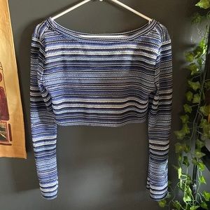 stripped crochet top
